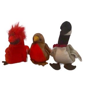 💚 Set of 3 Ty Beanie Babies